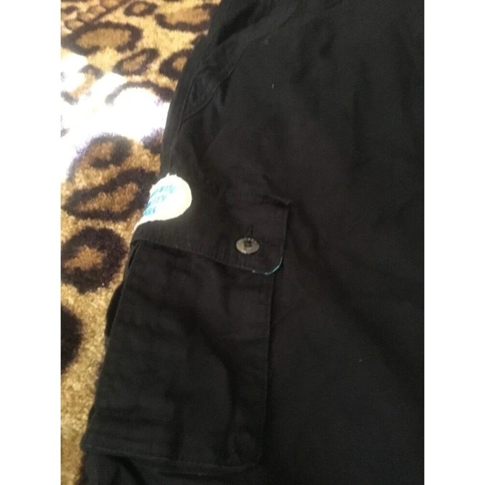 PJ Mark Men's Casual Cargo Shorts Size 34 Black